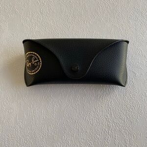 Ray-Ban Black Hard Sunglasses Eyeglass Case Snap Closure Original